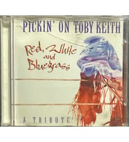 (Plak Değildir CD dir) CD Pickin' On Toby Keith Red, White And Bluegrass CD (Karışık)