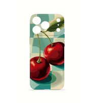 iPhone 17 Pro Vorian İnce Kamera Korumalı Mika Kılıf Cherry Picnic