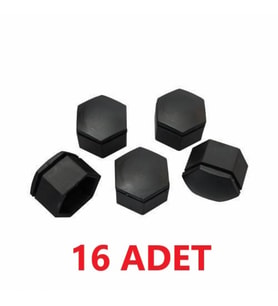 Opel Astra H Siyah Bijon Kapagi 17x23 mm (16 Adet)