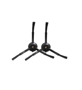 Roborock S7 Pro Ultra Uyumlu 2 ADET SİYAH YAN FIRÇA 3 KOLLU
