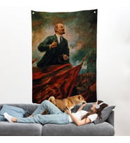 Sovyet lideri Vladimir Lenin Duvar Örtüsü-7677