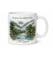 Tunceli Doğa Sessizliği Baskılı Kupa Bardak Hediye Porselen Mug
