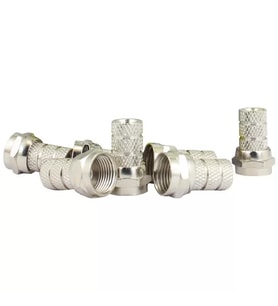 F Konnektör Rg58 Mini Kablo İçin İnce 100'Lü Paket