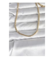 Mey İthalat® CM 14K Gold Renk Yılan Zincir Model 60 cm Kadın Kolye