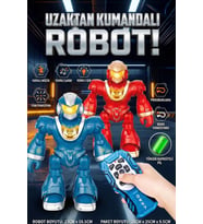 Uzaktan Kumandalı Akıllı Robot Oyuncak - Işıklı, Müzikli, Dans Eden Programlanabilir, 23cm