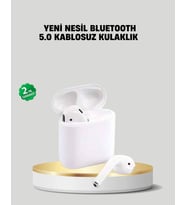 2. Nesil Bluetooth 5.0 Kablosuz Kulaklık Su Geçirmez HD Ses