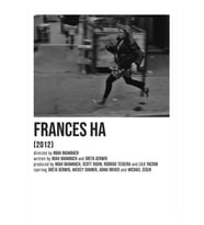 Frances Ha Run Poster Tablo Ahşap Poster Dekoratif