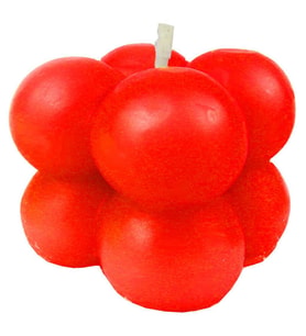 25 Adet MUM BUBBLE KIRMIZI 3,5X3,5 CM PK:1-