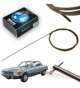 Mercedes  SLC C107 1972-1981 1077800089 İçin Sunroof Teli (Tüylü; Ses Yapmaz)