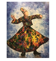 Orijinal Kanvas Tablo Mevlana90x130