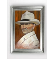Gümüş Çerçeveli Atatürk Tablo cv1007