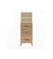 Hyperion Dolap 3 Raflı 2 Çekmeceli 2 Kapaklı 60x44x163 Aytaşı-Çam