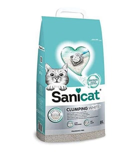 Sanicat Clumping White Kedi Kumu 8 Lt