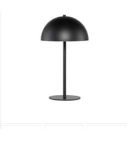 Mylights 30 Cm Başlıklı Masa Abajur Masa Lambası Gece Lambası Yatak Siyah Abajur Genc Odası Yatak Odası Salon Abajur