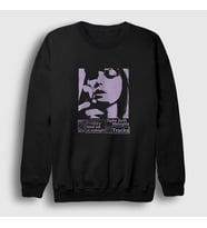 Presmono Unisex Siyah Midnights Taylor Swift Sweatshirt 443598tt