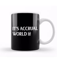 Funny Accounting It s Accrual World Accountants Kupa Bardak Porselen