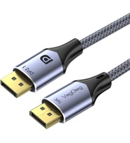 Displayport 16K 60Hz 8K 240Hz 4K 240Hz 80 Gbps HDR ARC Örgülü DP 2.1 Kablo 3 Metre