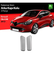 Renault Clio Uyumlu 4 Hatchback Krom Arka Kapı Kolu 2 Parça. 2012 Üzeri