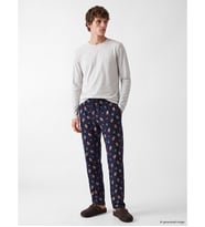 LC WAIKIKI Lacivert Yılbaşı Temalı Erkek Pijama Alt