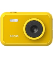 FunCam Çocuklar için Fotoğraf Makinesi ve Kamera 1080p 12MP 2'' HD Ekran Çerçeveler ve Komik Filtreler Snake ve Tetris Oyunları Otomatik Kapanma Zamanlayıcı Hızlandırılmış Çekim Sarı