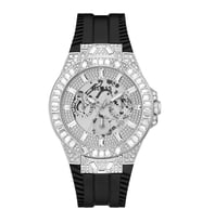 Guess Gri Siyah Taşlı Erkek Kol Saati GUGW0498G1