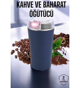 Taşınabilir Kahve &amp; Baharat Öğütücü, Kolay Temizlenebilir ve Uzun Ömürlü Paslanmaz Çelik