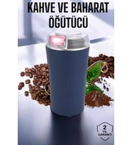 Taşınabilir Kahve &amp; Baharat Öğütücü, Kolay Temizlenebilir ve Uzun Ömürlü Paslanmaz Çelik