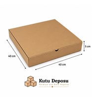 40x40x5 cm Börek ve Çerçeve Kutusu (50 Adet)