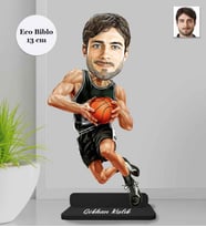 Kişiye Özel Basketbolcu Erkek Ahşap Eco Biblo -2