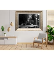 Gümüş Çerçeveli Atatürk Tablo as64