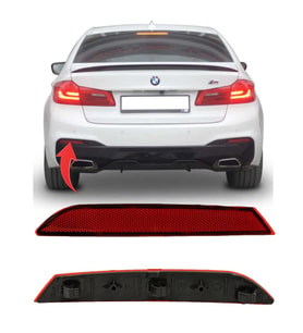 Bmw 5 Serisi G30 Arka Tampon Reflektörü Sol M Paket 2017 Sonrası