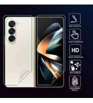 Samsung Galaxy Z Fold 6 Premium Ön+Arka Body Şeffaf Ultra koruyucu Nano Jelatin