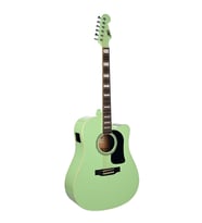 DMX Guitars DAG100CE SSG Elektro Akustik Gitar (Satin Surf Green)