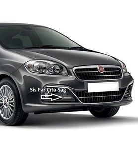 Fiat Linea Sis Far Çıtası Sağ Krom 735548055