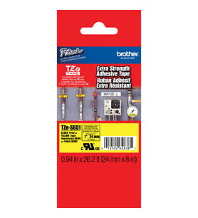 Tonersepeti Brother TZE-S651 Siyah Lamine Etiket (24MM)