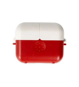 Pilelistore   Airpods 3 (3.nesil) Basmalı Kılıf - Kırmızı-Beyaz