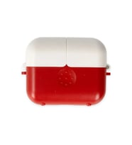 Pilelistore   Airpods 3 (3.nesil) Basmalı Kılıf - Kırmızı-Beyaz