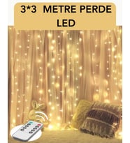 3x3 Metre Perde Led Işık - Parti Ve Bahçe Dekorasyonu