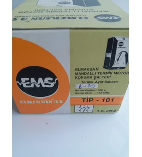 EMS(6-10AMPER) TERMİK KORUMALI MANDALLI ŞALTER