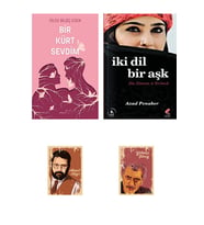 Bir Kürt Sevdim - İki Dil Bir Aşk - Azad Penaber Özel Seti (2 KİTAP - 2 NOT DEFTERİ) (Renksiz)
