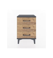 Arges Komodin 3 Çekmeceli 44x30x64 Antrasit-Çam