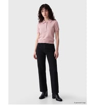 LCW Jeans Siyah Petite Straight Fit Kadın Jean Pantolon