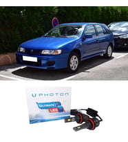 Nissan Almera Led Xenon Uzun + Kısa Far Ampulü H4 Ultimate Yeni Seri Beyaz 1995-2000