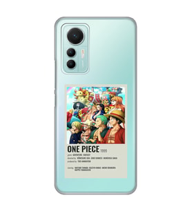 Xiaomi Mi 12 Lite Uyumlu One Piece Desenli Şeffaf Telefon Kılıfı