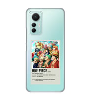 Xiaomi Mi 12 Lite Uyumlu One Piece Desenli Şeffaf Telefon Kılıfı