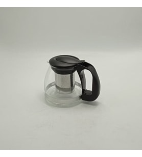 CAM DEMLİK KÜÇÜK 700 ML (Siyah)