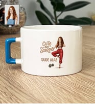 Kişiye Özel Karikatürlü Cute But Scorpio Akrep Burcu Lüks Fincan Doğum Günü Hediyesi