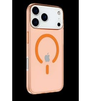 iPhone 17 Pro Kılıf Pc Real Magsafe Kapak - Turuncu