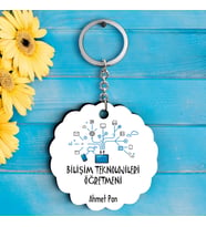 Bilişim Teknolojileri Öğretmenlerine Özel  İsimli Anahtarlık