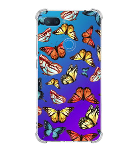 PrintiFy Xiaomi Mi 8 Lite Uyumlu Water Color 2 Baskılı Şeffaf Köşe Korumalı Antişok Kılıf